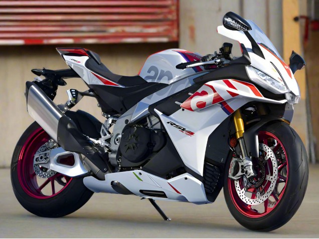 Großhandel Aprilia RSV4 1100 Motorrad Verkleidung 2021-2024 - Weiss Rot Blau