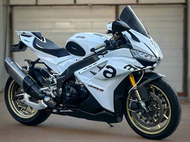 Großhandel Aprilia RSV4 1100 Motorrad Verkleidung 2021-2024 - Weiss Schwarz