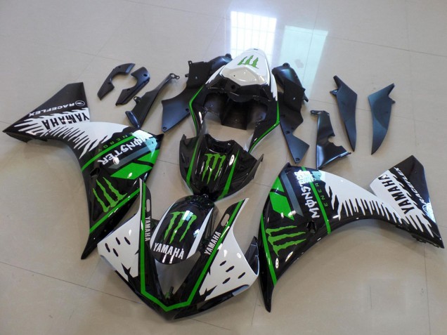 Großhandel Yamaha YZF R1 Motorrad Verkleidung 2009-2011 - Weiss Blau Schwarz Grun Monster