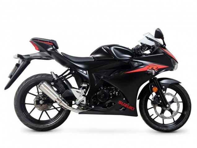 Großhandel Suzuki GSXR125 Motorrad Verkleidung 2017-2025 - Schwarz Rot Weiss