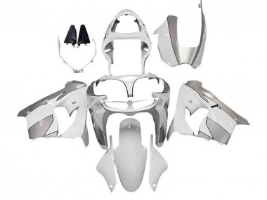 Großhandel Kawasaki ZX9R Motorrad Verkleidung 2000-2001 - Weiss Silber