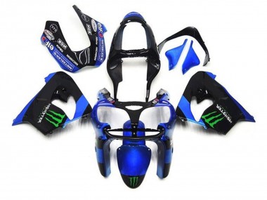 Großhandel Kawasaki ZX9R Motorrad Verkleidung 2002-2003 - Blau Schwarz Grun Monster