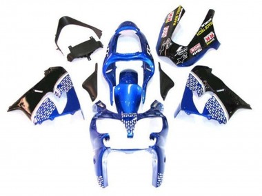 Großhandel Kawasaki ZX9R Motorrad Verkleidung 2002-2003 - Blau Weiss Schwarz