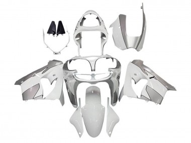 Großhandel Kawasaki ZX9R Motorrad Verkleidung 2002-2003 - Weiss Silber