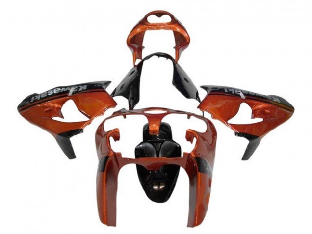 Großhandel Kawasaki ZX9R Motorrad Verkleidung 2002-2003 - Orange Schwarz