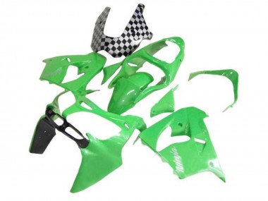 Großhandel Kawasaki ZX9R Motorrad Verkleidung 2002-2003 - Grun Schwarz CheckeRot