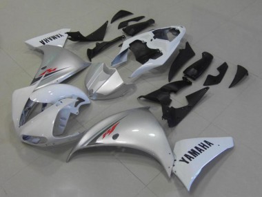 Großhandel Yamaha YZF R1 Motorrad Verkleidung 2009-2011 - Weiss Silber