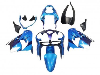 Großhandel Kawasaki ZX9R Motorrad Verkleidung 2002-2003 - Blau Weiss Schwarz