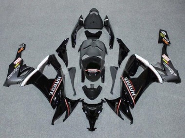Großhandel Kawasaki ZX10R Motorrad Verkleidung 2008-2010 - Glanzendes Schwarz Rot Weiss Hayate