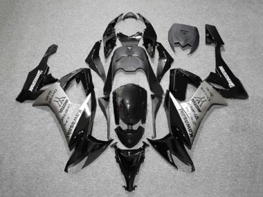 Großhandel Kawasaki ZX10R Motorrad Verkleidung 2008-2010 - Glanzendes Schwarz Grau Bridgestone Motul