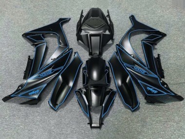 Großhandel Kawasaki ZX10R Motorrad Verkleidung 2011-2015 - Matt Schwarz Blau