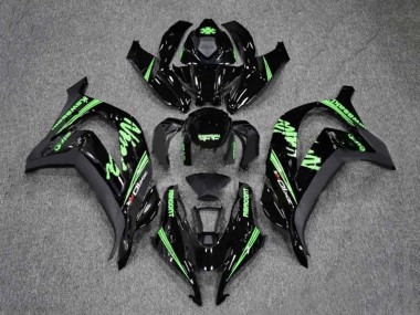Großhandel Kawasaki ZX10R Motorrad Verkleidung 2016-2020 - Glanzendes Schwarz Grun