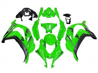Großhandel Kawasaki ZX10R Motorrad Verkleidung 2016-2020 - Grun Schwarz