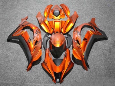 Großhandel Kawasaki ZX10R Motorrad Verkleidung 2016-2020 - Orange Schwarz