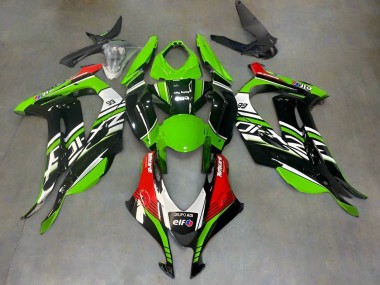 Großhandel Kawasaki ZX10R Motorrad Verkleidung 2016-2020 - Grun Schwarz Rot Weiss Elf