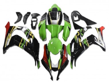 Großhandel Kawasaki ZX10R Motorrad Verkleidung 2016-2020 - Grun Rot Gelb Schwarz