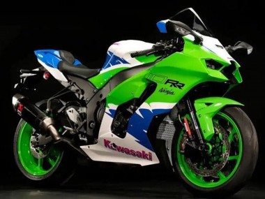 Großhandel Kawasaki ZX10R Motorrad Verkleidung 2021-2026 - Grun Weiss Blau Rot