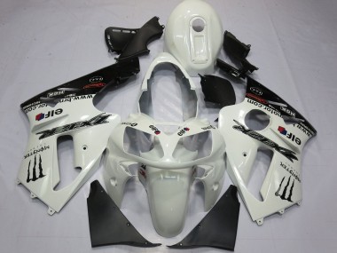 Großhandel Kawasaki ZX12R Motorrad Verkleidung 2000-2001 - Perl Weiss Schwarz Elf Monster Energy