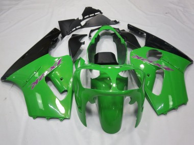 Großhandel Kawasaki ZX12R Motorrad Verkleidung 2000-2001 - Grun Schwarz Lila