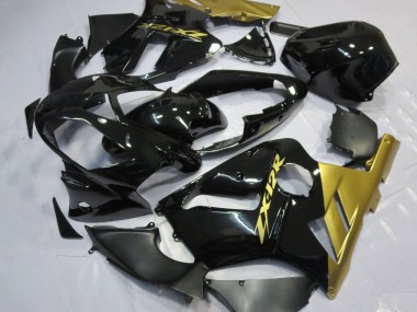 Großhandel Kawasaki ZX12R Motorrad Verkleidung 2002-2006 - Glanzendes Schwarz Gold