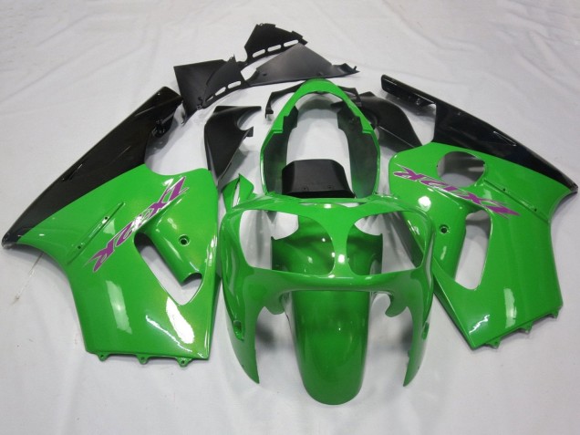 Großhandel Kawasaki ZX12R Motorrad Verkleidung 2002-2006 - Grun Schwarz Lila