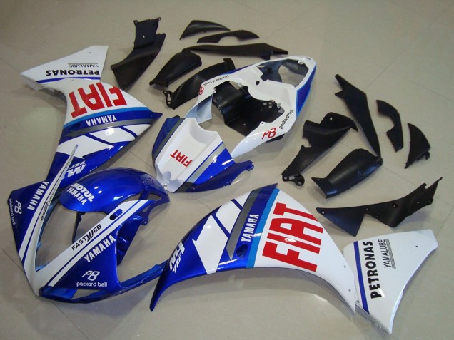 Großhandel Yamaha YZF R1 Motorrad Verkleidung 2012-2014 - Weiss Blau Rot Fiat