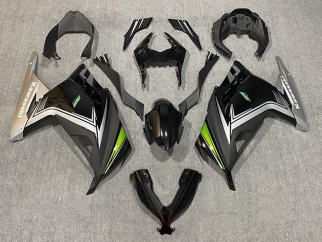 Großhandel Kawasaki EX300 Motorrad Verkleidung 2013-2024 - Glanzendes Schwarz Matt Schwarz Silber Grun