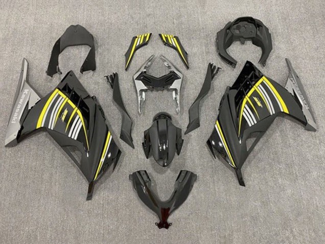 Großhandel Kawasaki EX300 Motorrad Verkleidung 2013-2024 - Gelb Silber Glanzendes Schwarz Matt Schwarz