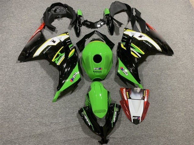 Großhandel Kawasaki EX300 Motorrad Verkleidung 2013-2024 - Grun Schwarz Weiss Gelb Rot