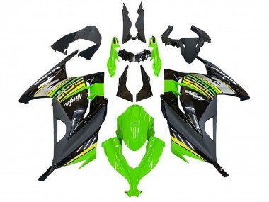 Großhandel Kawasaki EX300 Motorrad Verkleidung 2013-2024 - Grun Schwarz Silber Gelb