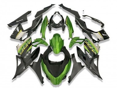 Großhandel Kawasaki Ninja 400 Motorrad Verkleidung 2018-2024 - Grun Schwarz Grau