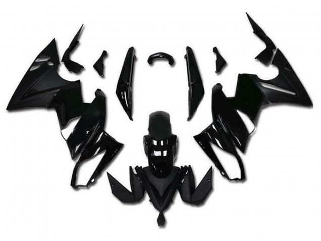 Großhandel Kawasaki Ninja 650 EX650 Motorrad Verkleidung 2009-2011 - Glanzendes Schwarz Matt Schwarz