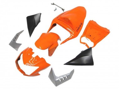 Großhandel Kawasaki Z1000 Motorrad Verkleidung 2003-2006 - Orange Matt Schwarz