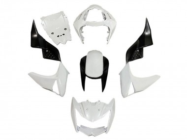 Großhandel Kawasaki Z1000 Motorrad Verkleidung 2007-2009 - Weiss Schwarz