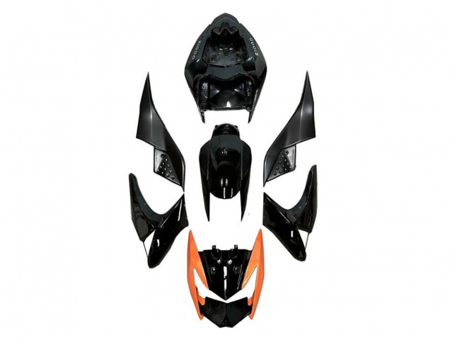 Großhandel Kawasaki Z1000 Motorrad Verkleidung 2007-2009 - Glanzendes Schwarz Orange