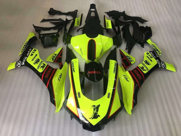 Großhandel Yamaha YZF R1 Motorrad Verkleidung 2015-2019 - Gelb Rot Schwarz Motul YSP
