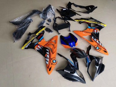 Großhandel BMW S1000RR Motorrad Verkleidung 2009-2014 - Gelb Blau Orange Schwarz Hai