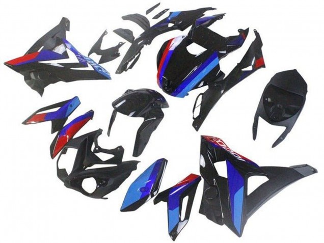 Großhandel BMW S1000RR Motorrad Verkleidung 2015-2016 - Blau Rot Glanzendes Schwarz