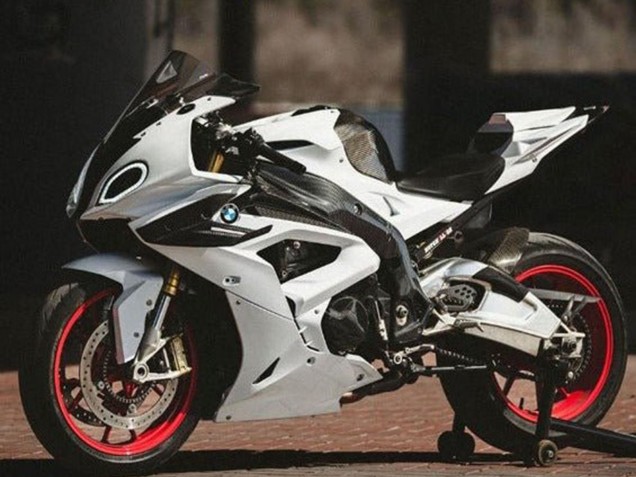 Großhandel BMW S1000RR Motorrad Verkleidung 2015-2016 - Blau Lila Kunst Geschmiedet Carbonfaser