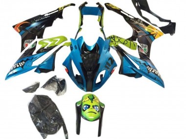 Großhandel BMW S1000RR Motorrad Verkleidung 2015-2016 - Gelb Blau Schwarz Hai