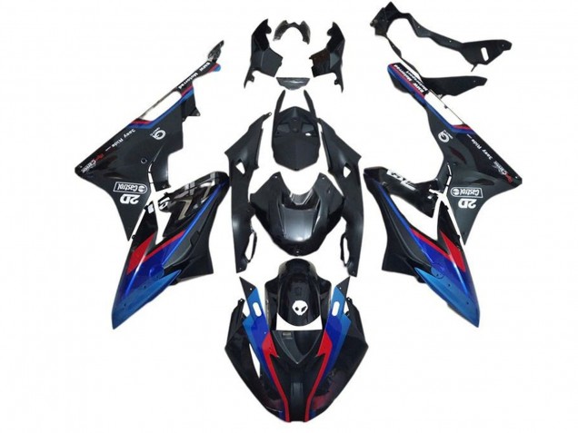 Großhandel BMW S1000RR Motorrad Verkleidung 2015-2016 - Blau Rot Matt Schwarz