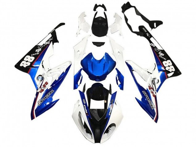 Großhandel BMW S1000RR Motorrad Verkleidung 2017-2018 - Weiss Blau Schwarz
