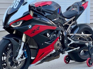 Großhandel BMW S1000RR Motorrad Verkleidung 2019-2022 - Rot Schwarz Weiss