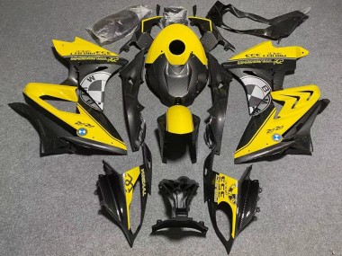 Großhandel BMW S1000RR Motorrad Verkleidung 2019-2022 - Gelb Kunst Carbonfaser