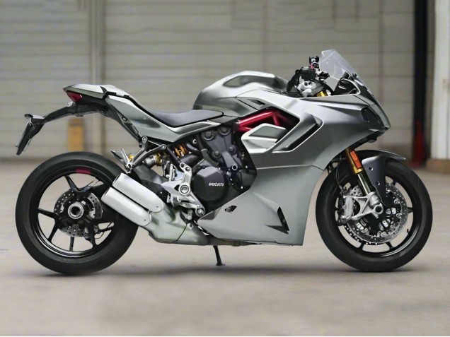 Großhandel Ducati 2021-2024 Ducati Supersport 950/950S Motorrad Verkleidung 2021-2024 - Silber