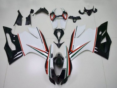 Großhandel Ducati Panigale 1199 Motorrad Verkleidung 2011-2014 - Weiss Rot Grun Glanzendes Schwarz