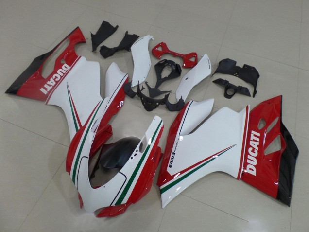 Großhandel Ducati Panigale 899 Motorrad Verkleidung 2011-2014 - Weiss Rot Grun Glanzendes Schwarz