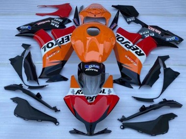Großhandel Honda CBR1000RR Motorrad Verkleidung 2012-2016 - Orange Weiss Rot Glanzendes Schwarz Repsol