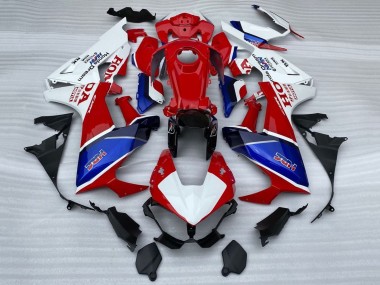 Großhandel Honda CBR1000RR Motorrad Verkleidung 2017-2023 - Weiss Rot Blau HRC