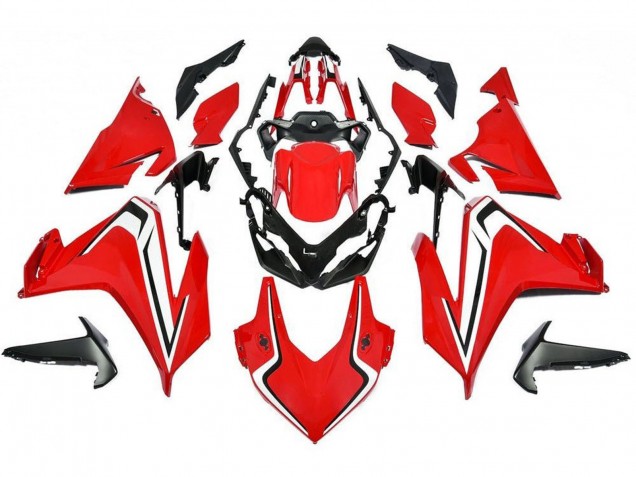 Großhandel Honda CBR500R Motorrad Verkleidung Kit 2019-2021 - Rot Weiss Schwarz